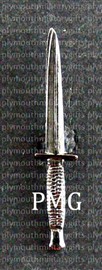 Commando Dagger (Dark Style) Lapel Pin